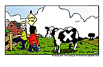 Cattle Xing Art Print