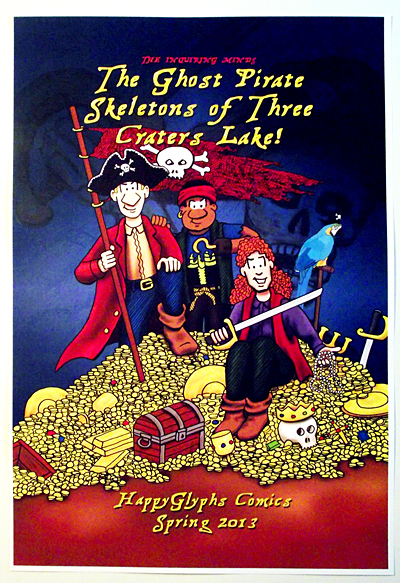 Ghost Pirate Skeletons of Three Craters Lake Poster