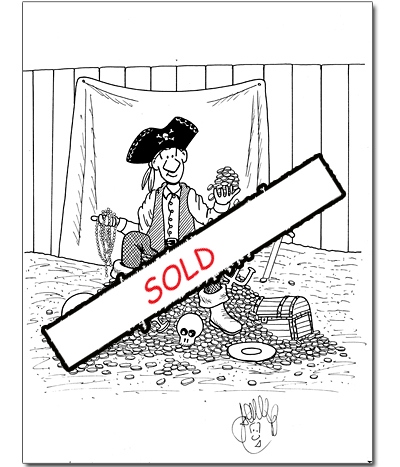 Pirate Gold Original Art